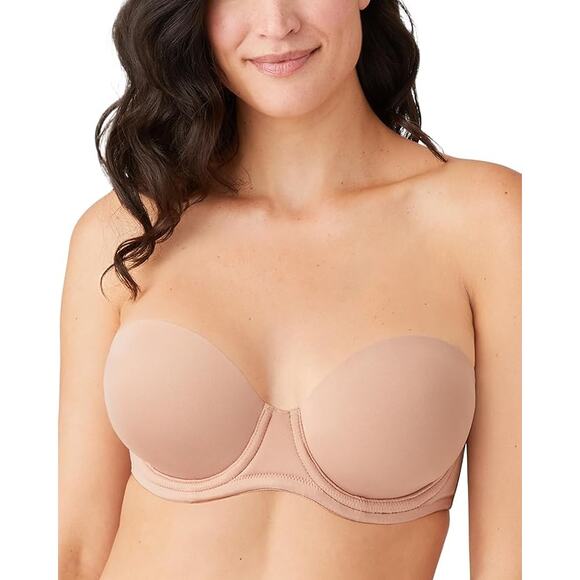 New Wacoal Women's 36B Tan Red Carpet Full Busted Strapless Convertible Bra - Picture 1 of 5